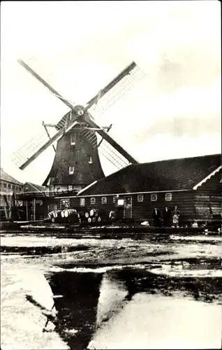 Ak Wormer Nordholland, Verfmolen De Beer