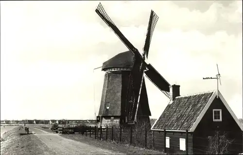 Ak Oostzaan Nordholland, Twiske molen