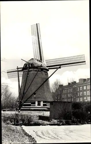 Ak Amsterdam Nordholland Niederlande, Molen, Windmühle