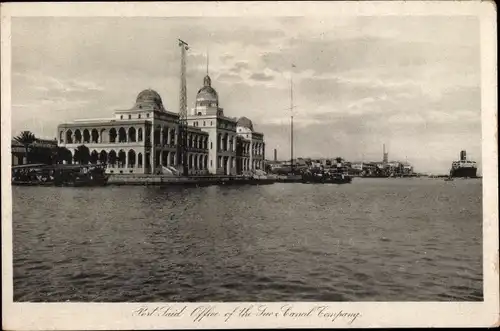 Ak Port Said Ägypten, Office of the Suez Canal Company