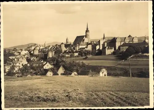 Ak Bautzen in der Oberlausitz, Panorama vom Ort