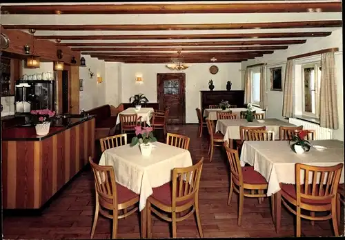 Ak Oy Mittelberg im Allgäu, Pension Eckstein, Bar, Speisesaal