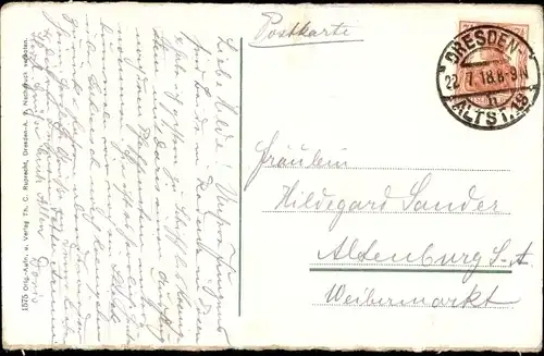 Ak Rathen an der Elbe Sächsische Schweiz, Amselfall