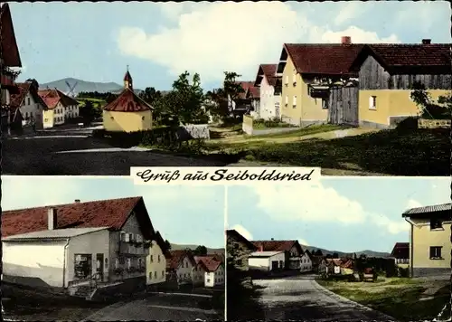 Ak Seiboldsried vorm Wald Bischofsmais Niederbayern, Ortsansichten