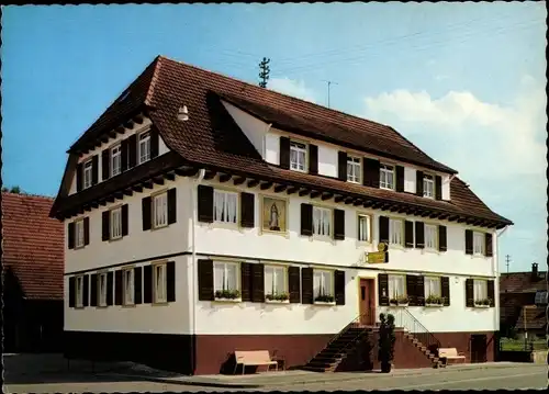 Ak Unterharmersbach Zell am Harmersbach Schwarzwald Baden, Garthaus-Metzgerei Rössle