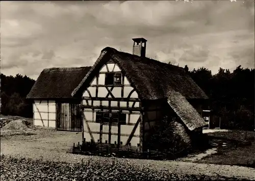 Ak Kommern Mechernich in der Eifel, Rheinisches Freilichtmuseum, Haus aus Scheuerheck