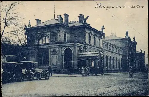 Ak Bonn am Rhein, La Gare, Hauptbahnhof