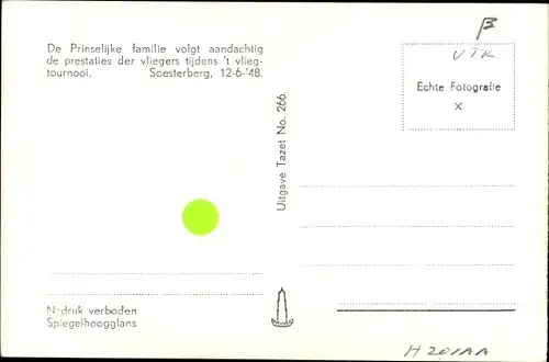 Ak Niederländisches Königshaus, Prinzessin Juliana mit Familie, Soesterberg 1948