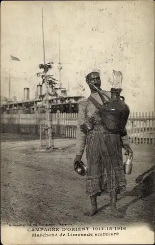 Ak Marchand de Limonade ambulant