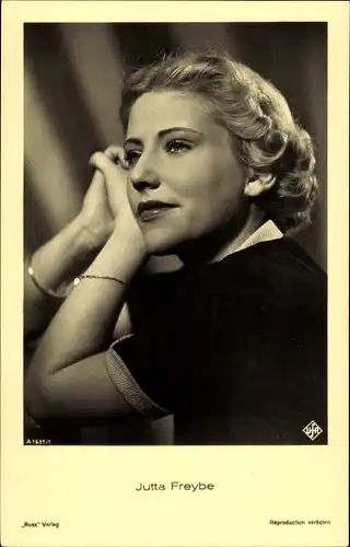Ak Schauspielerin Jutta Freybe, Ross Verlag 1631/1
