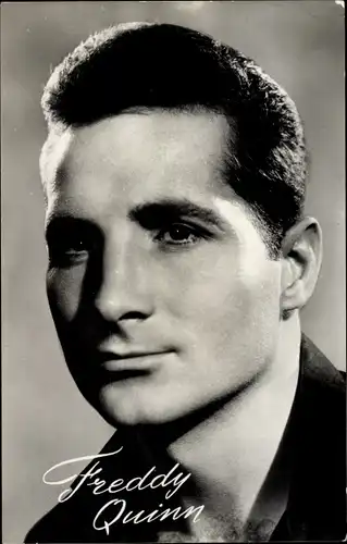 Ak Sänger und Schauspieler Freddy Quinn, Portrait