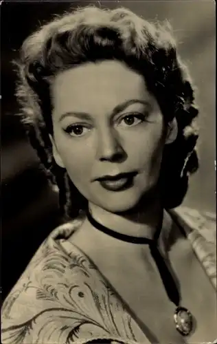 Ak Schauspielerin Anne Vernon, Portrait