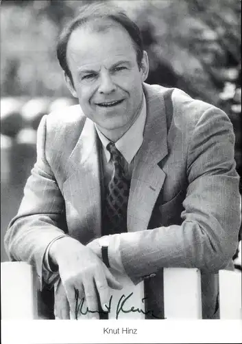 Ak Schauspieler Knut Hinz, Portrait, Autogramm