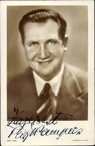 Ak Schauspieler Fritz Kampers, Portrait, Autogramm