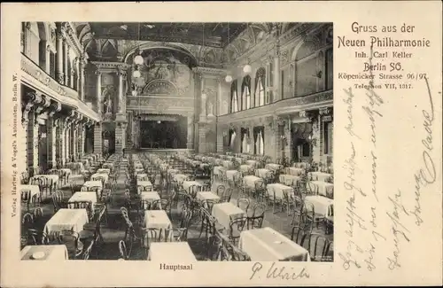 Ak Berlin Tiergarten, Neue Philharmonie, Hauptsaal