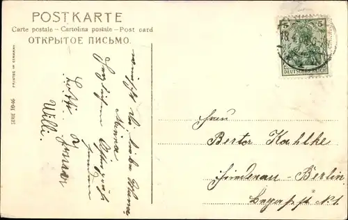 Präge Litho Glückwunsch Ostern, Küken, Eierschalenhaus