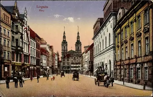 Ak Legnica Liegnitz Schlesien, Ring