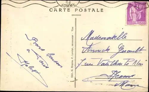 Ak Notre Normandie, Junge sitzt auf einem Weinfass