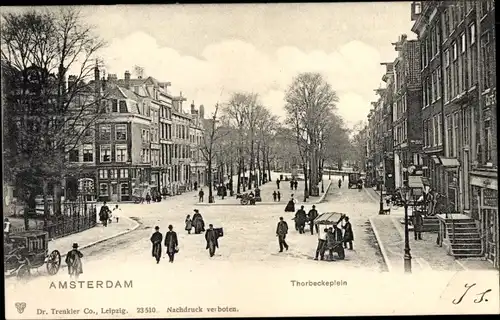 Ak Amsterdam Nordholland Niederlande, Thorbeckeplein