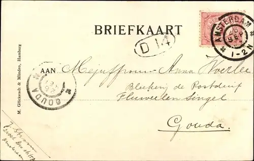 Ak Amsterdam Nordholland Niederlande, Centraal Station m. Oosterhoofd