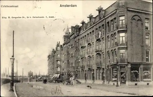 Ak Amsterdam Nordholland Niederlande, Celebesstraat