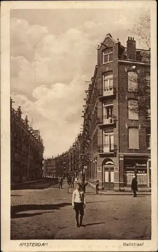 Ak Amsterdam Nordholland Niederlande, Balistraat