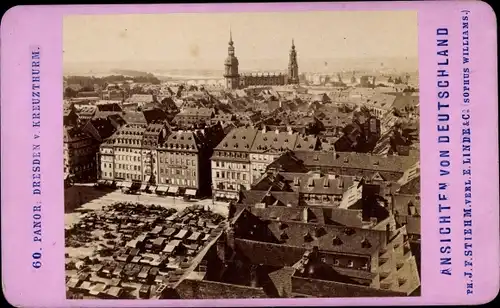 CdV Dresden Zentrum Altstadt, Stadtpanorama vom Kreuzturm