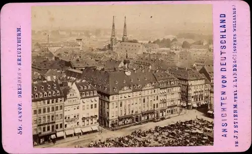 CdV Dresden Zentrum Altstadt, Stadtpanorama vom Kreuzturm
