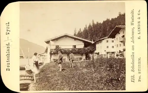 CdV Scholastika Achenkirch in Tirol, Blick auf den Ort am Achensee
