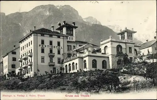 Ak Thusis Kanton Graubünden, Post-Hotel