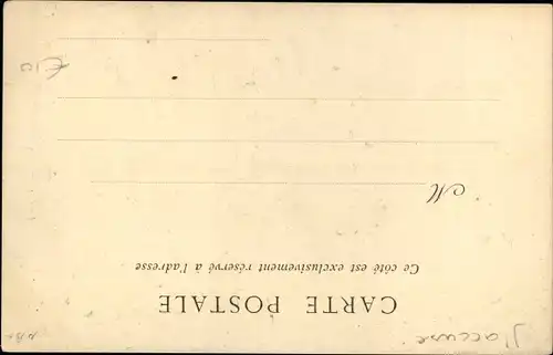 Ak Emile Zola, Portrait