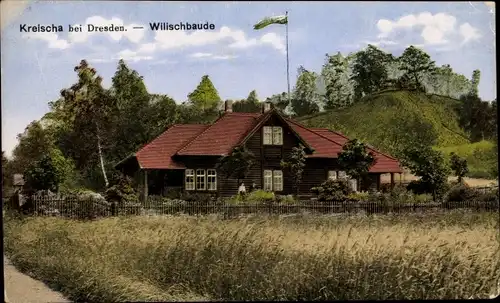 Ak Kreischa bei Dresden, Wilischbaude