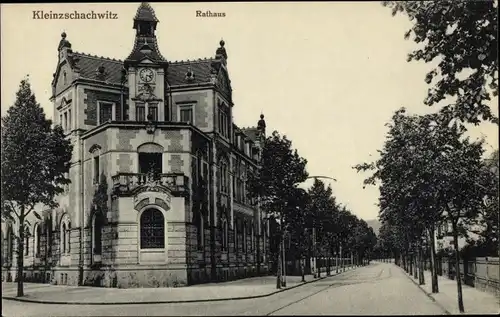 Ak Dresden Kleinzschachwitz, Rathaus