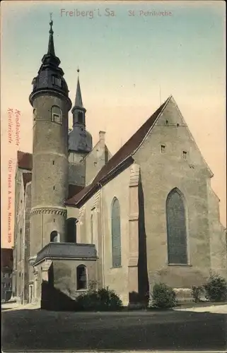 Ak Freiberg in Sachsen, St. Petrikirche