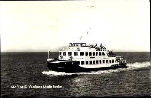 Ak Ameland Friesland Niederlande, Veerboot Maria Louise, Fährschiff