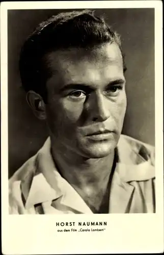Ak Schauspieler Horst Naumann, Portrait