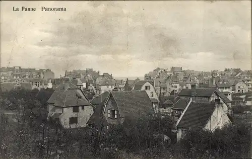 Ak La Panne De Panne Westflandern, Panorama, Villen