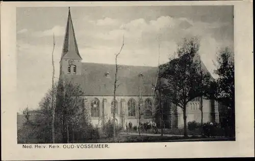 Ak Oud Vossemeer Zeeland Niederlande, Ned. Herv. Kerk