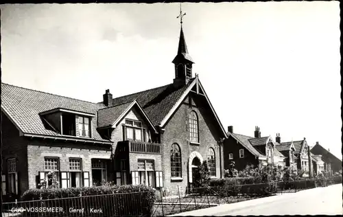 Ak Oud Vossemeer Zeeland Niederlande, Geref. Kerk