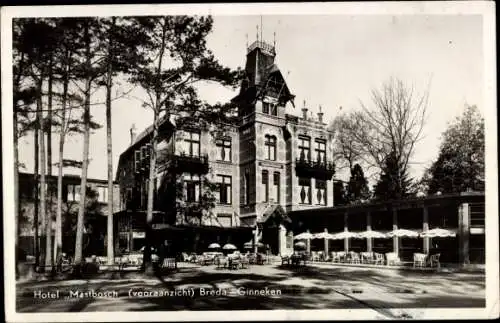 Ak Ginneken en Bavel Nordbrabant, Hotel Mastbosch (vooraanzicht), Breda