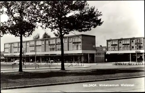 Ak Geldrop Nordbrabant Niederlande, Winkelcentrum, Wielewaal