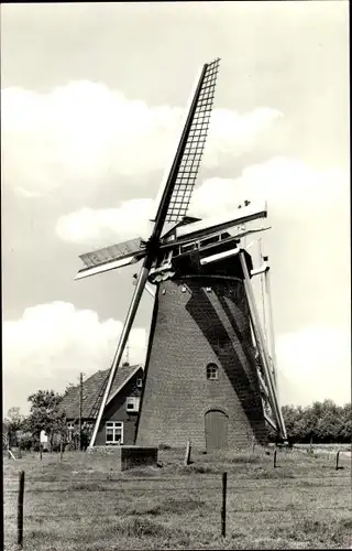 Ak Braamt Montferland Gelderland Niederlande, korenmolen