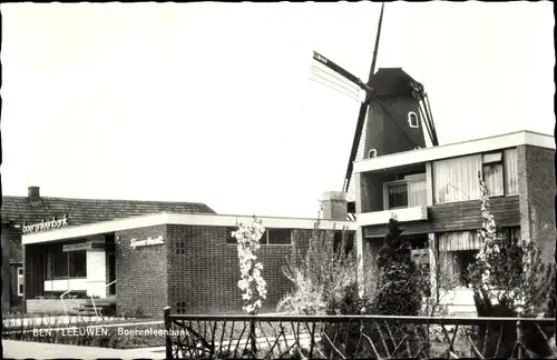 Ak Beneden Leeuwen Gelderland, Boerenleenbank, Molen