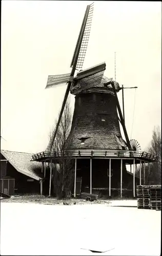 Ak Zaandam Zaanstad Nordholland, Zaanse Schans, Oliemolen de Oievaar