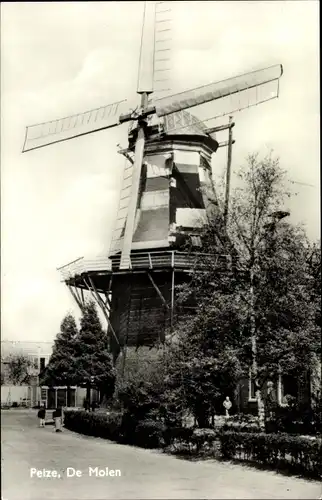 Ak Peize Drenthe Niederlande, De Molen