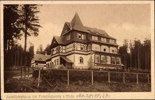Ak Friedrichroda im Thüringer Wald, Spießberghaus