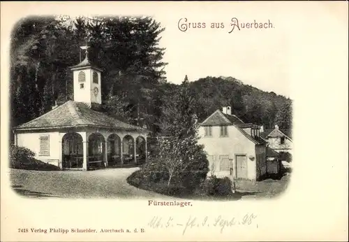 Ak Auerbach Bensheim an der Bergstraße Hessen, Fürstenlager