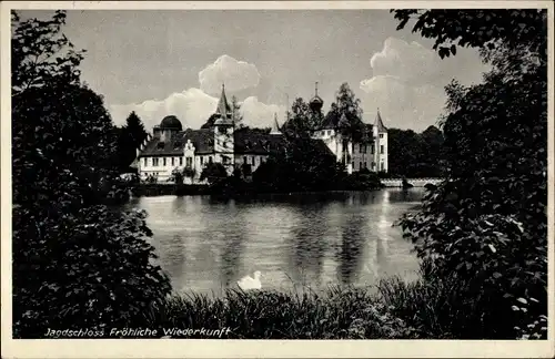 Ak Trockenborn Wolfersdorf in Thüringen, Jagdschloss Fröhliche Wiederkunft