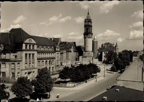 Ak Bautzen in der Oberlausitz, Blick zum Reichenturm, links das Stadtmuseum