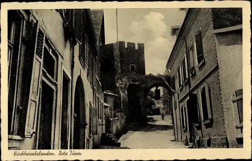 Ak Kirchheimbolanden in der Pfalz, Roter Turm